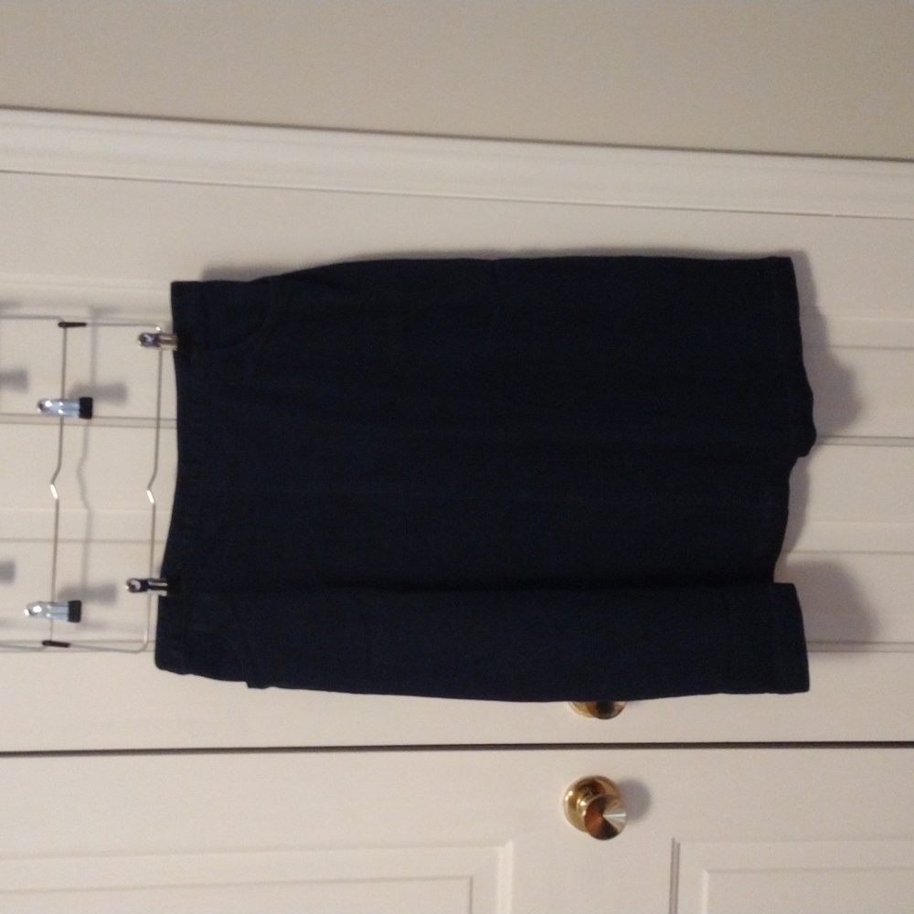 Dark Blue Denim&Co Skirt,NEW size L